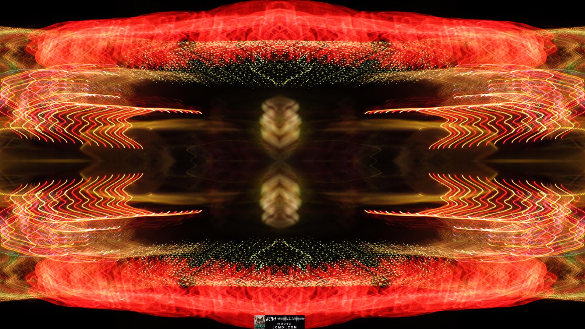 Wakefield Holiday Lightshow 2013 Quadroscopic long exposure artwork
